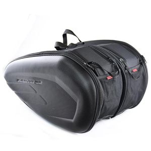 Bolsas de motocicletas Bolsa de sela de fibra de carbono viagens de viagens de bagagem de bagagem de mala de maçaneta