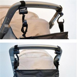 Bebek arabası parçaları çok fonksiyonlu bebek kancaları puset çocuk arabası tekerlekli sandalye 360 ​​döner askı kanca taşıma çantası aksesuarları