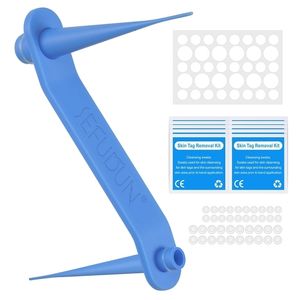 Face Care Devices 1 Set Blue Skin Tag Removal Kit Home Use Mole Wart Remover Equipment Micro Removeal Tool Easy To Clean 221109