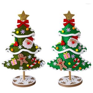 Decorações de Natal Felava a árvore para crianças DIY DIY BUSHERRA SALA DE LIGADA DAZENION DOENGO DE PRESENTE