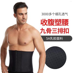 Belts 2 Pack Men Waist Trainer Slimming Body Shaper Belt Support Underwear Sweat Weight Loss Corset