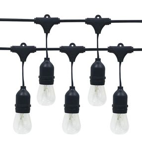 Edison2011 15m 15leds impermeable al aire libre edison bulbo luces de cuerda fest￳n para el jard￭n de fiesta holid7779755