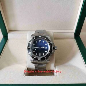 U1f Factory Mens Watch 44mm Sea-Dweller 116660 126660 D-Blue Ceramic Pzel Sport Watches Sapphire Glass Asia 2813 Movement Mechanical Automatic Menwatches