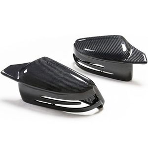 2 pieces Rearview Mirror Cover Cap Carbon Black For A/B/C/S/E class CLA W204/207/212/218 Side Mirrors Cover Trim