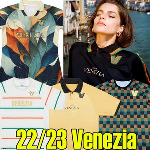 22 23 Venezia FC Soccer Jerseys ARAMU FORTE home Black Away Venice 2022 2023 BUSIO 27# Football Shirts Uniform pre match training long sleeve Men S-XXL