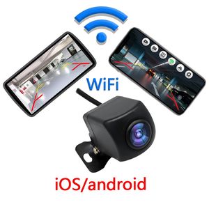 Kablosuz Araba Arka Görünüm Kamera WiFi 170 Derece WiFi Ters Kamera Dash Cam HD Gece Görme İPhone Android 12V 24V Arabalar