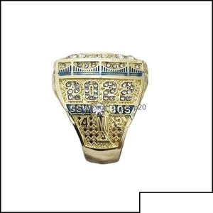 Cluster Rings Jewelry Collezione Fans Championship Series The 2022 Grand Champion Ring Golden State B Dhyaa Drop Delive Oto5R