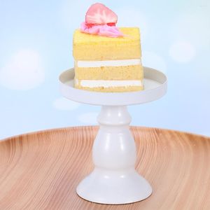 Bakeware Tools Cake Stand Dessert Stands Display Cupcake Table Snack Rack Wedding Delicate Metal White Black Tray Party Food Holder Round