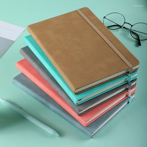 Business Office Enterprise PU Notebook Customized Creative Leather Strap Spot A5 Notepad
