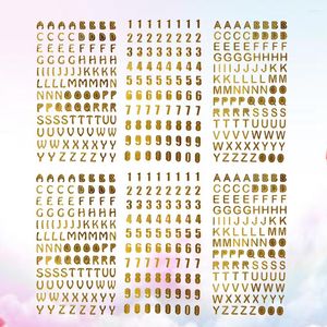 Present wrap klisterm￤rken klisterm￤rke bokstav alfabetet diy sj￤lvh￤ftande dekorera nummer dekaler ark kartong az