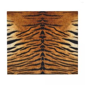 Table Mats Drying Mat Tiger Fur Sketch Color Picture Heat Insulation Holder Dish Cup Draining Pad Kitchenware