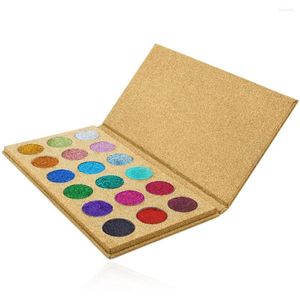 Eye Shadow Private Label Cosmetics maquiagem em massa personalizada 18 Cores Glitter Powder Shishadow