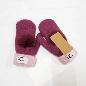 Top Brand Brand Inverno e Autumn Cashmere Mittens luvas com adorável esporte ao ar livre esportes de inverno