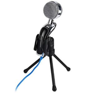 SF922B Professional USB 35 mm Condensador Micrófono Mic Studio Audio Sound Recording con soporte para computadora portátil karaoke9017525
