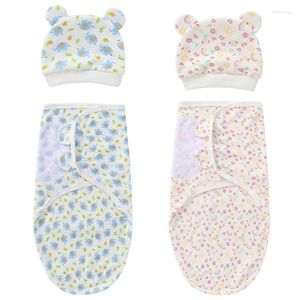 Filtar baby sovsäck född kuvert kokong wrap swaddle mjuk i 0-6 månaders spädbarns sömn filt swaddling