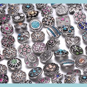 Charm Bracelets Snap Button 12Mm Jewelry Mix Buttons Fit Bracelet Bangles Necklaces Wholesale Bk Drop Delivery Bracelets Dhvwf