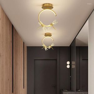 Avizeler modern led avize ışıkları nordic tarzı yatak odası yaşam tavan ev koridor koridoru çatı katı kapalı aydınlatma armatürü