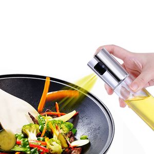 Cooking Utensils 100ml Oil Sprayer for Baking Oiler Seasoning Condiment Bottle Pump Bottles for Kitchen BBQ Salad