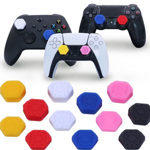 2st/ställ in nyhet Silikon Analog THUMBSTICK GRIPS JOYStick Cover för PS5 PS4 Xbox Series X One Switch Pro Thumb Stick Grips Caps