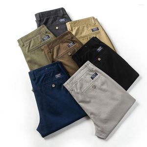 Męskie spodnie 2022 Jesień mężczyźni swobodni cienkie dżinsowe spodnie Slim Fit Work Elastic Tali
