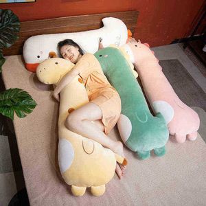 1Pc 55120Cm Plush Animals Cushion Soft Stuffed Goose Unicorn Deer Kawaii Dolls Baby Sofa Cushion For Kids Birthday Xmas Gift J220729