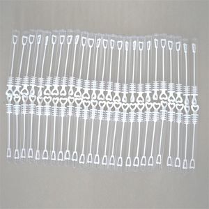 Dekoracje świąteczne 100/60PCS Miłość Serce Wand Tube Pusta bąbelka