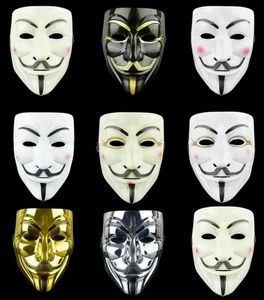 Cosplay Halloween Party Masks for Vendetta Mask Anonymous Guy Fawkes Fancy Adult Mask FY32221321657