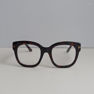 Montature per occhiali da sole Moda Occhiali da vista da donna quadrati grandi di alta qualità per uomo Occhiali da vista retrò Acetato Feminino