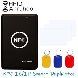 Lettore di schede di controllo accessi Copiatrice intelligente 13,56 Mhz Decodifica crittografia chiave 125 Khz T5577 Scrittore CUIDFUID Duplicatore badge RFID USB Pogrammer 221108