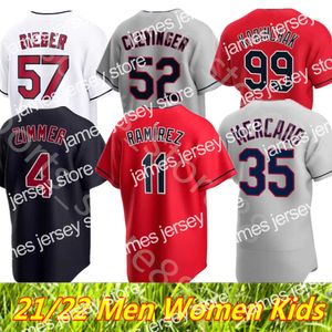 Jerseball Jerseys 2021 Top Cleveland Baseball Jersey Jose Ramirez Ricky Vaughn Carlos Santana Shane Bieber Amed Eddie Rosario Jim Thome Kenny Lofton Leonys