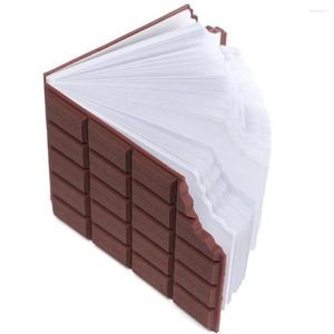 Est Convenient Stationery Notebook Chocolate Memo Pad DIY Cover Notepad Student Supplies