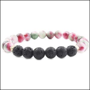 Chakrabeads Fios de Minchas de Minchas Cristal Cristal Naturais Ponto de Cura de Chakra Bracelets Gemitos Gemitos Decorados ￠ m￣o Lava Vo Otxv6