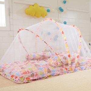 Hammocks bebek yatağı sivrisinek böcek net katlanır örgü kmle uyuyan yastık dış mekan mobilyaları