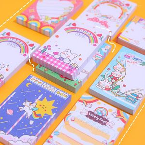 Lençóis kawaii animais memorando pads Nota