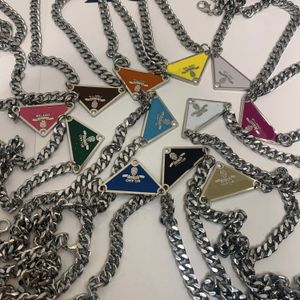 Mens Pendant Necklaces Chain Love luxury necklaces for women men gold silver girl jewelry Stainless Steel charm wedding party gifts