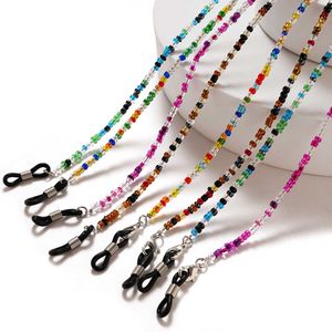 Acessórios com óculos coloridos cadeia cadeia de máscara anti-esquiã da corda pendurada na corda pendurada acessórios de corda