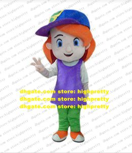 Mascote fantasia Cool Debby Maiden Virgin Little Girl Lassock Young Girl Maid Cartoon Adulto Cute