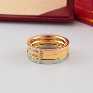 Designer luxury Titanium steel Simple Natural shell wedding Ring Gold Silver Rose Colors Stainless Steel Couple Rings Fashion Women men Jewelry Lady Party Gifts
