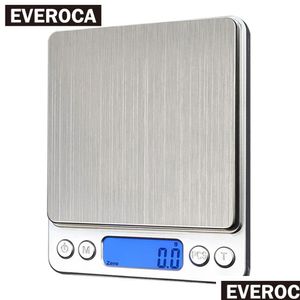 Measuring Tools 1000/0 1G Kitchen Electronic Scale Digital Portable Food Scales High Precision Measuring Tools Lcd Flour Weight Drop Dhnua