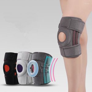 Joelheiras 1PC Sport Pad Brace Support Patella Protector Kneepad ajustável para artrite Meniscus Roubo inchado Recuperação