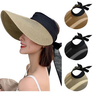 Bollmössor hatt för kvinnor sommarstrand solskyddsmedel solskade kvinnors stora semester baseball mössa torkningsram