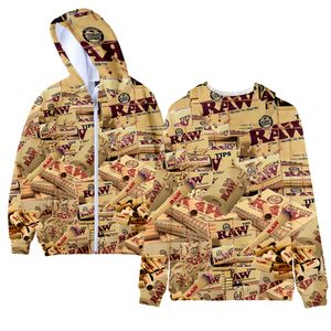 Felpe con cappuccio da uomo Felpe con cappuccio da uomo Felpa con cappuccio RAW Sigaretta Tabacco per donna Zip Up Cosplay Costume Oversize Harajuku Streetwear Tuta Top 221108