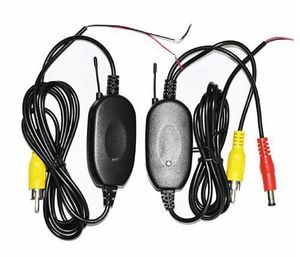 Kit de receptor de transmissor de vídeo sem fio de 12V para monitorar o carro da câmera traseira do carro Backup reverso de câmera
