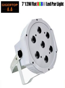 TIPTOP ETAPE LIGHT White Color Shell x12W RGBW LED plano Luz par Luz in1 Mezcla de mezcla Enut Inout Silent Refriante Ventilador canales1149451