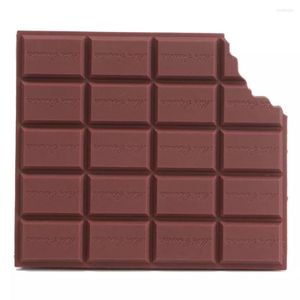 Kawaii Schokolade Keksform Notizblock DIY Cover Notizblock Praktisches Briefpapier Notizbuch Studentenbedarf