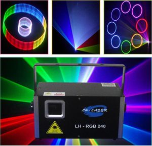 2000mw SD Card ILDA Programmierbares Laser -Beleuchtungsprojektor Full Color RGB Animationen Disco Party System4693064