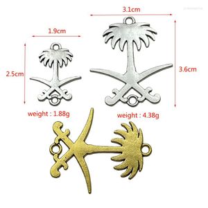 Pendant Necklaces Tibetan Silver Gold 2 Hole Coconut Tree Necklace Beaded Rosary Tassel Jewelry DIY Alloy Accessories Wholesale Decorate