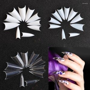 Yanlış Çiviler 500pcs/Set Nail Art DIY Yapay Tam İpuçları Tasarım Manikür Dekorasyon Güzellik Makyaj Araçları