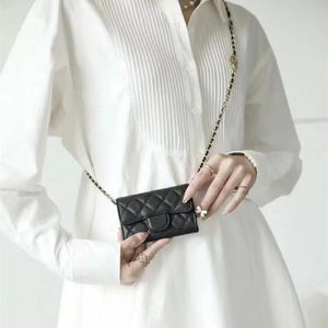 Klasyczny projektant Caviar Crossbody torebki Lady Czarne prawdziwe skórzane sprzęgło torebka torebka