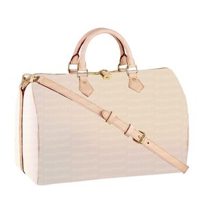 Lyxiga väskor Kvinnor Designer Handväska stor kapacitet Gitter Vintage Ladies Plain Gift Shoulder Bag Senaste färg Dongtrade
